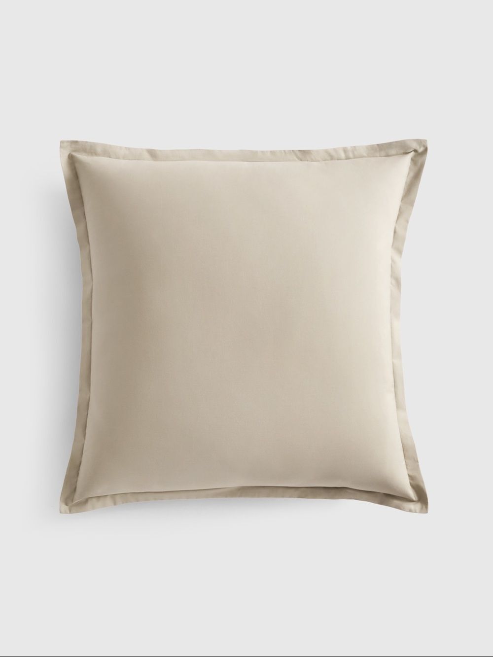 NWOT Quince Toffee Organic Crisp Percale Euro Sham!